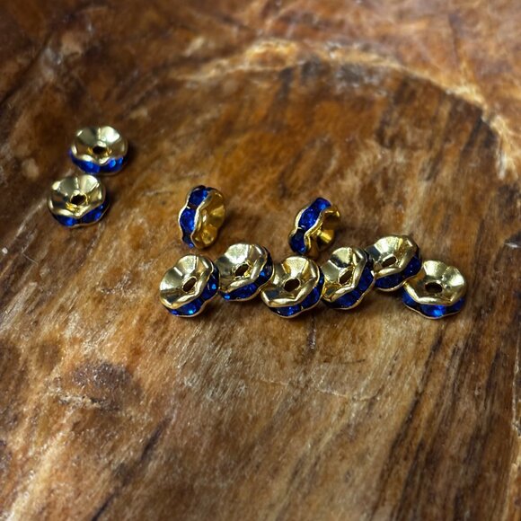 Rhinestone Bead Spacers/Bridges/Rondelle  (Fire Mountain Gems) (9 bags) - Picture 11 of 14